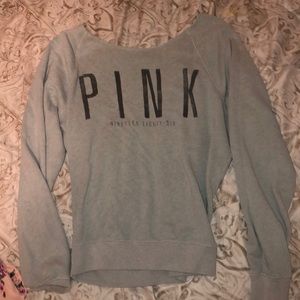 PINK teal sweater